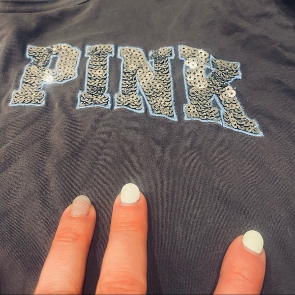 Victoria’s Secret PINK Sequined Crew Neck - Picture 13 of 13